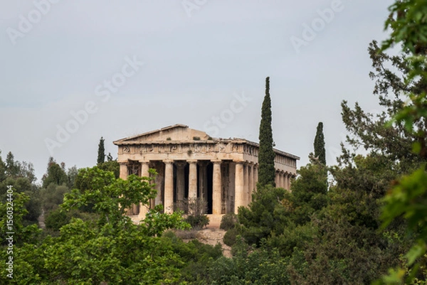 Fototapeta Temple of Hephaestus, located in Ancient Agora, Athens Greece