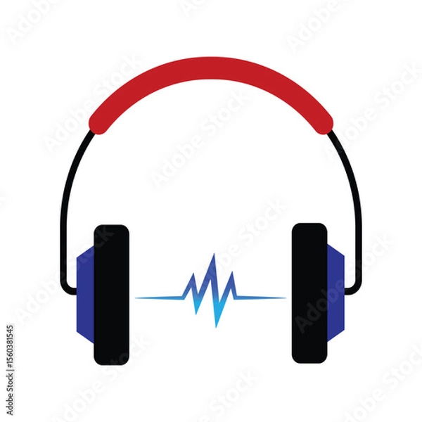 Obraz music headset icon