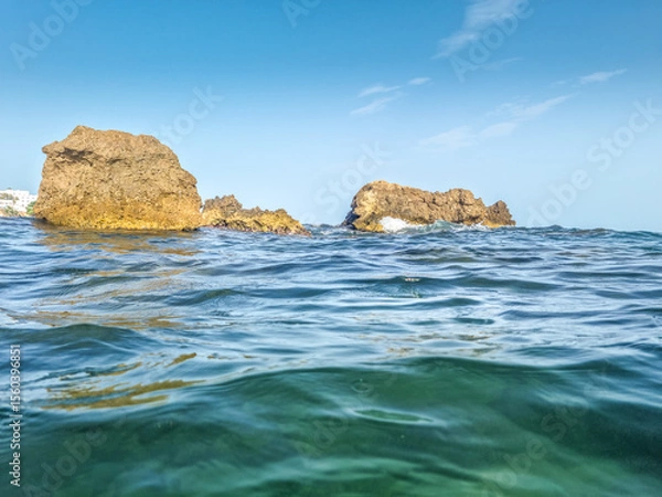 Fototapeta Landscape in a beach in Hammamet, Tunisia