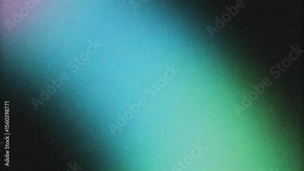 Fototapeta Abstract blue background with metallic texture and light rays