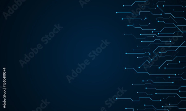 Obraz vector futuristic circuit board , Electronic motherboard , Communication and engineering concept , Hi-tech digital technology concept	
