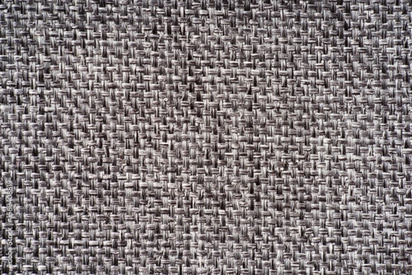 Fototapeta Woven Gray Textile Texture – Rugged, Durable, and Modern