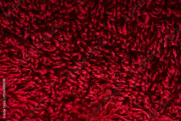 Obraz red cotton fabric texture