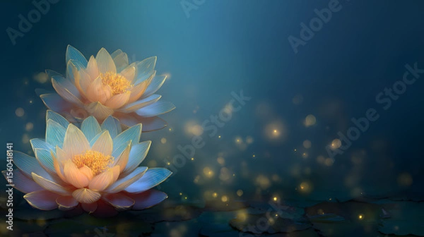 Fototapeta Romantic Valentine's Day Background with Soft Hearts and Space for Love Messages captures the warmth and tenderness of love. Delicate heart shapes float gently across a soft, dreamy backdrop in shades