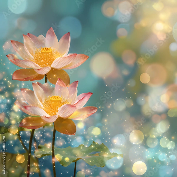 Fototapeta Romantic Valentine's Day Background with Soft Hearts and Space for Love Messages captures the warmth and tenderness of love. Delicate heart shapes float gently across a soft, dreamy backdrop in shades