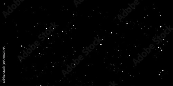 Fototapeta Snow flakes winter snowfall white light vector background. Christmas background, white snow on black background for edit photo.	