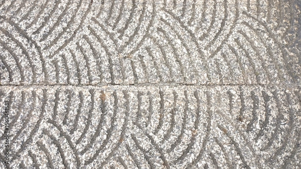 Obraz carved granite flagstone