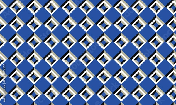 Fototapeta 3d Seamless vector pattern Background