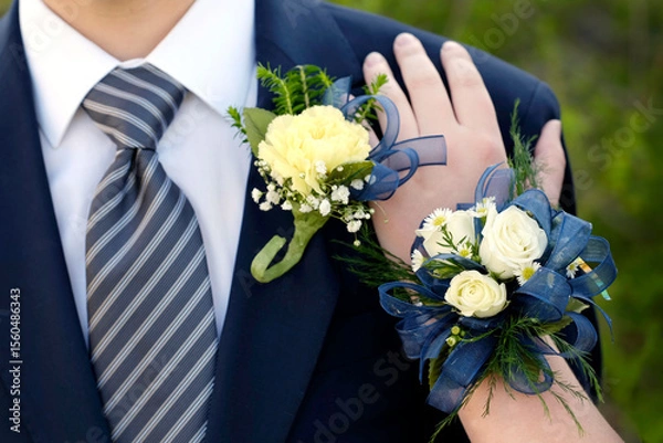 Obraz Date Prom Flowers Formal Wear Corsage