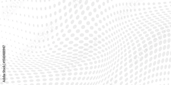Fototapeta Background with monochrome dotted texture. Polka dot pattern template. vector ilustration