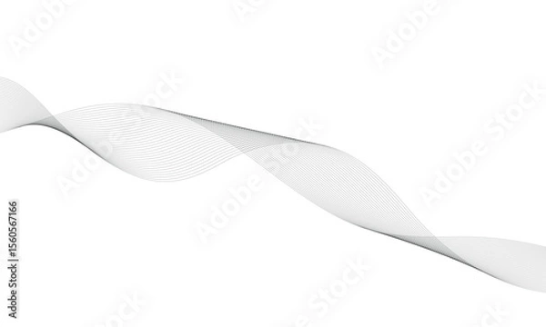 Fototapeta abstract wave line pattern design art