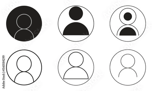 Obraz Person face icon vector illustration design.