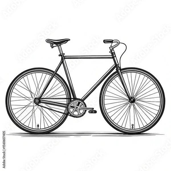 Fototapeta bicycle icon