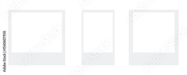 Obraz blank photo frames