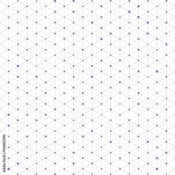 Obraz triangle pattern with connecting lines and dots 1802