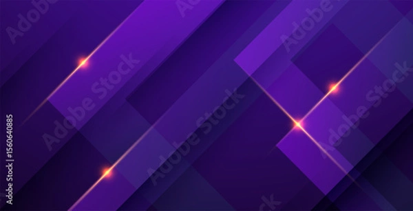 Obraz minimal abstract purple color with arrow square shape dynamic composition background. eps10 vector