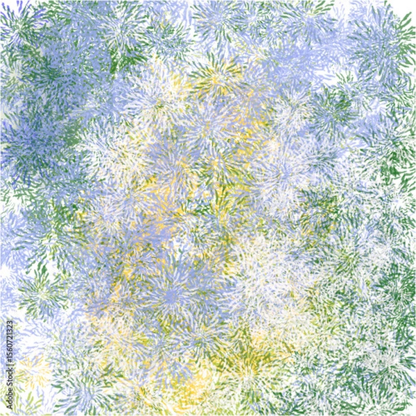 Fototapeta Abstract Impressionist Floral Texture Background