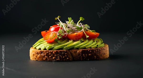 Fototapeta bruschetta with tomato