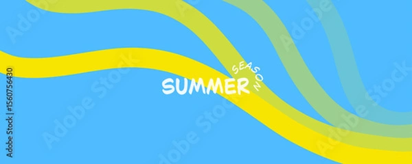 Fototapeta Background with blue beautiful. Hand drawn colourful art background design.