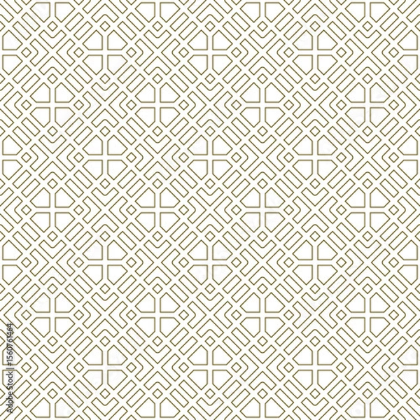 Fototapeta Elegant Geometric Pattern with Interlocking Lines