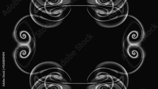 Obraz Background with abstract monograms