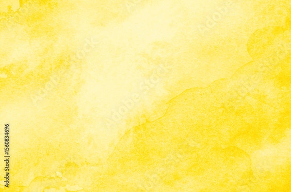 Obraz Abstract yellow watercolor background texture