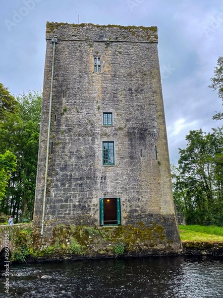 Obraz Galway, Ireland. May 18, 2024:  The Thoor Ballylee, Yeat’s Tower where W.B. Yeats liuved and wrote many of his poems