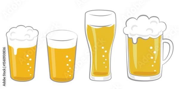 Obraz アルコール飲料_ビール（ビアグラス）