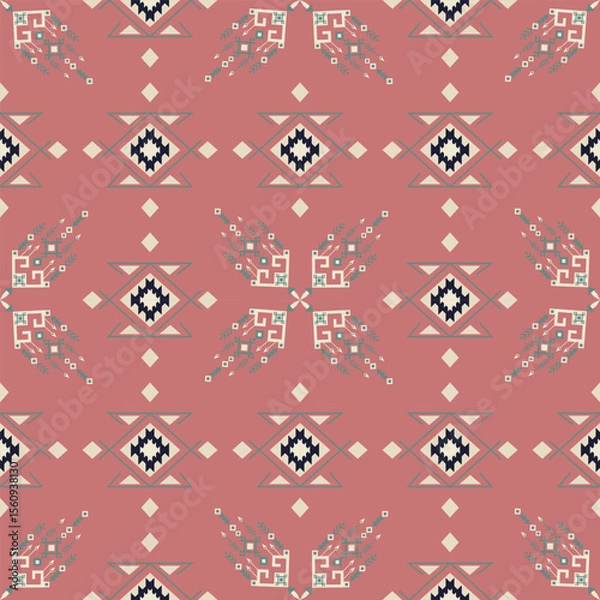 Fototapeta seamless pattern with hearts
