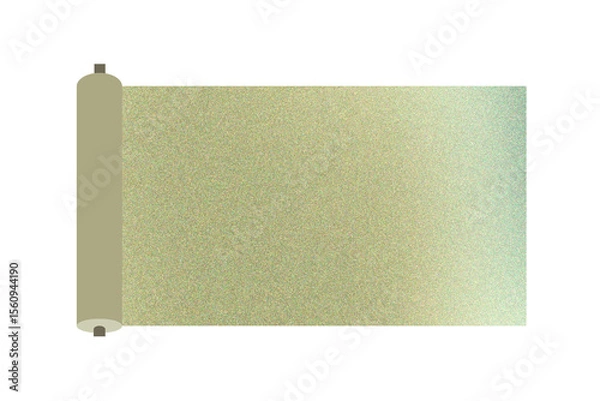 Obraz 和風巻物フレーム　和紙柄黄色