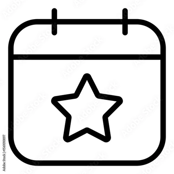 Obraz Event Icon in Line Style