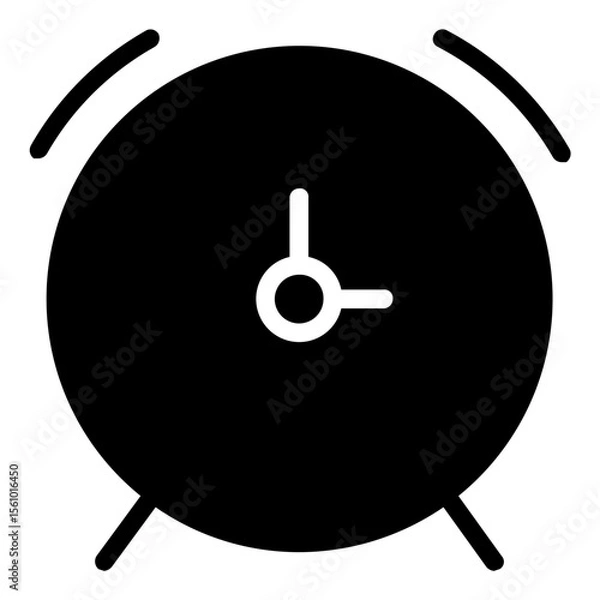 Obraz Timer Icon in Solid Style