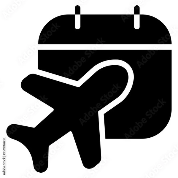 Obraz Vacation Icon in Solid Style