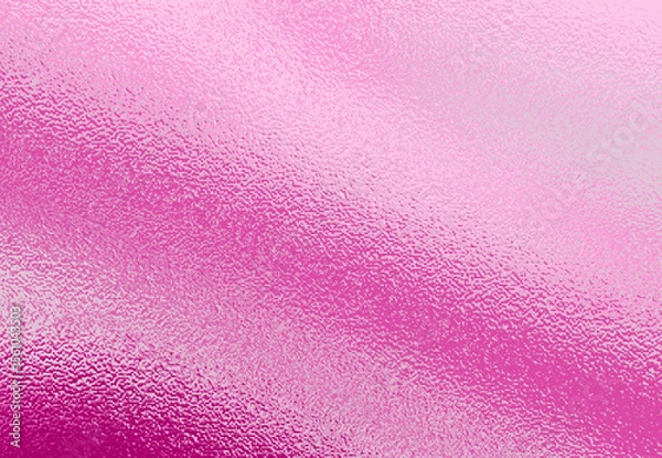 Fototapeta Pink Foil Texture with Crumpled and Shiny Metallic Surface