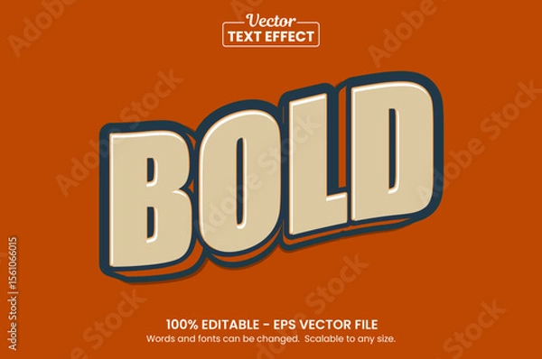 Fototapeta Retro vintage text effect, Editable text effect