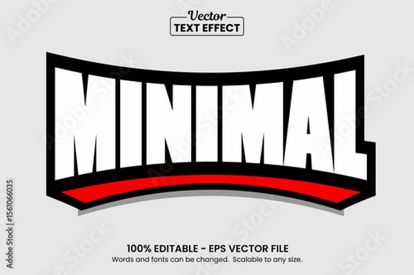 Fototapeta Retro vintage text effect, Editable text effect