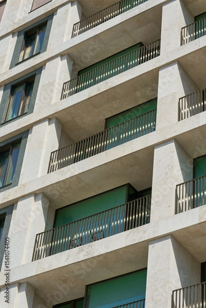 Obraz Fassade eines Bürohauses in der Innenstadt von Berlin