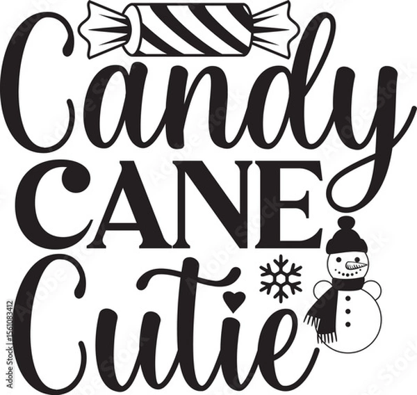 Obraz Basic RGB Candy Cane Cutie svg design
