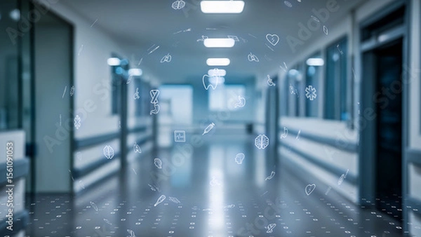 Obraz AI-powered smart hospital