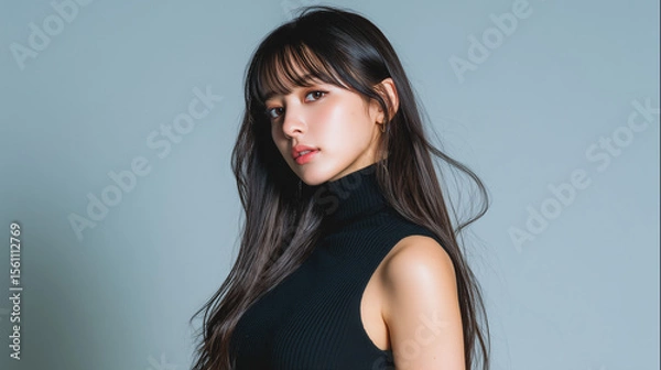 Obraz 美女, 女性, 美しい, 顔, モデル, 日本, 韓国, 中国, アジア