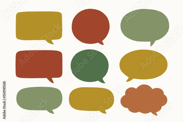 Fototapeta 吹き出しセット