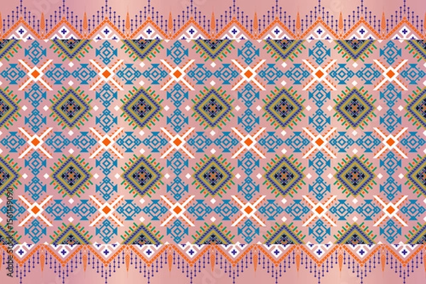 Obraz seamless geometric pattern with geometric elements