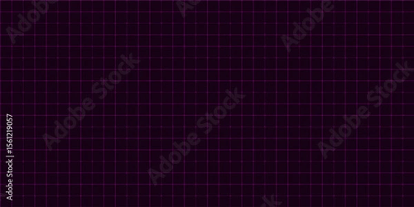 Fototapeta Seamless dark grid pattern on a black background.