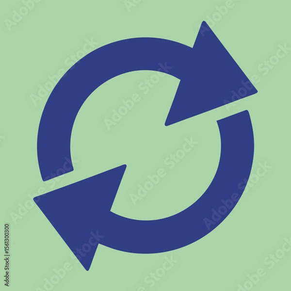 Obraz Simple Round Shape Vector Icon Isolated Vector Art