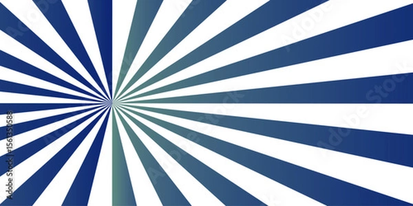 Fototapeta Abstract vivid spiral pattern featuring alternating blue and white wavy radial lines.Central focal point and spirals outward with fluid, dynamic motion. Flat, vibrant, and suitable for pop-art..