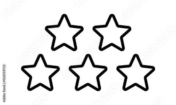 Fototapeta Star icon editable design