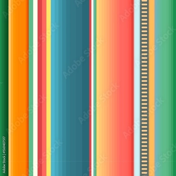 Obraz Mexican stripe seamless pattern background