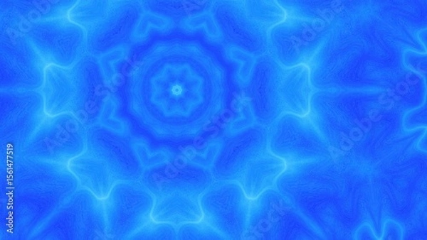 Fototapeta Abstract Radiant Burst with Soft Grain Texture, Symmetrical Glow Pattern in Psychedelic Style, Radiating Circular Abstract with Subtle Noise, Kaleidoscopic Starburst with Gradient Flow