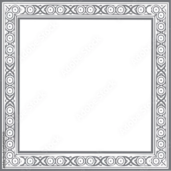 Obraz vintage frame on white background