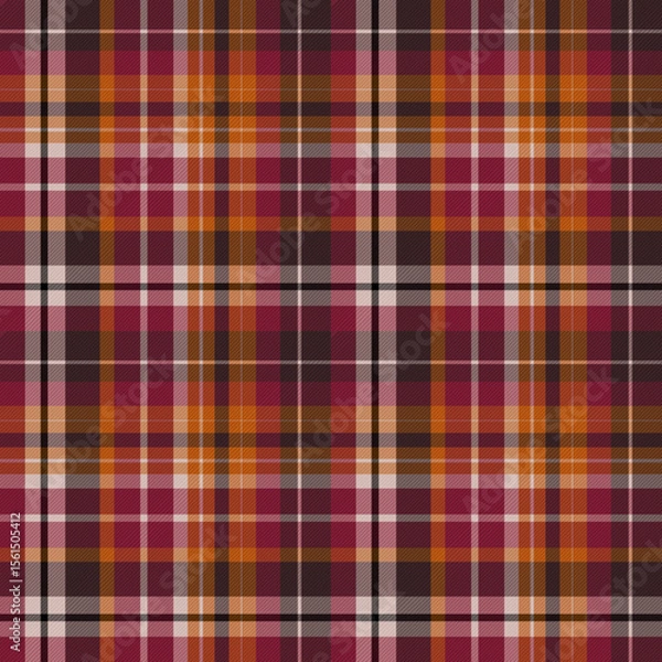 Fototapeta Scottish pattern fabrics, most famously represented by tartan, are deeply connected to the cultural and historical identity of Scotland. Tartan is a woven fabric featuring a pattern of crisscrossed